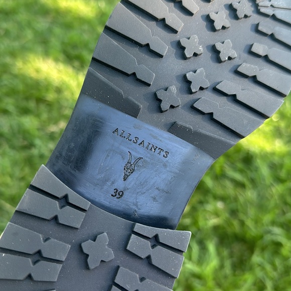 New ALL SAINTS Dusty Cap Toe Combat Boot - Picture 8 of 9